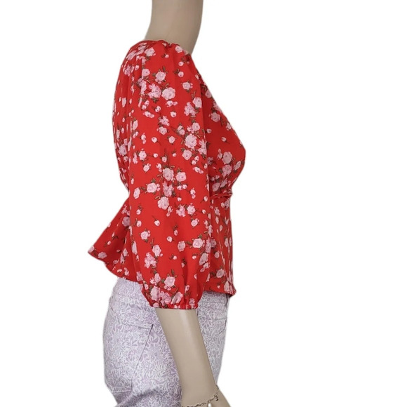 Sage the Label Floral Printed Blouse Top - Picture 6 of 12